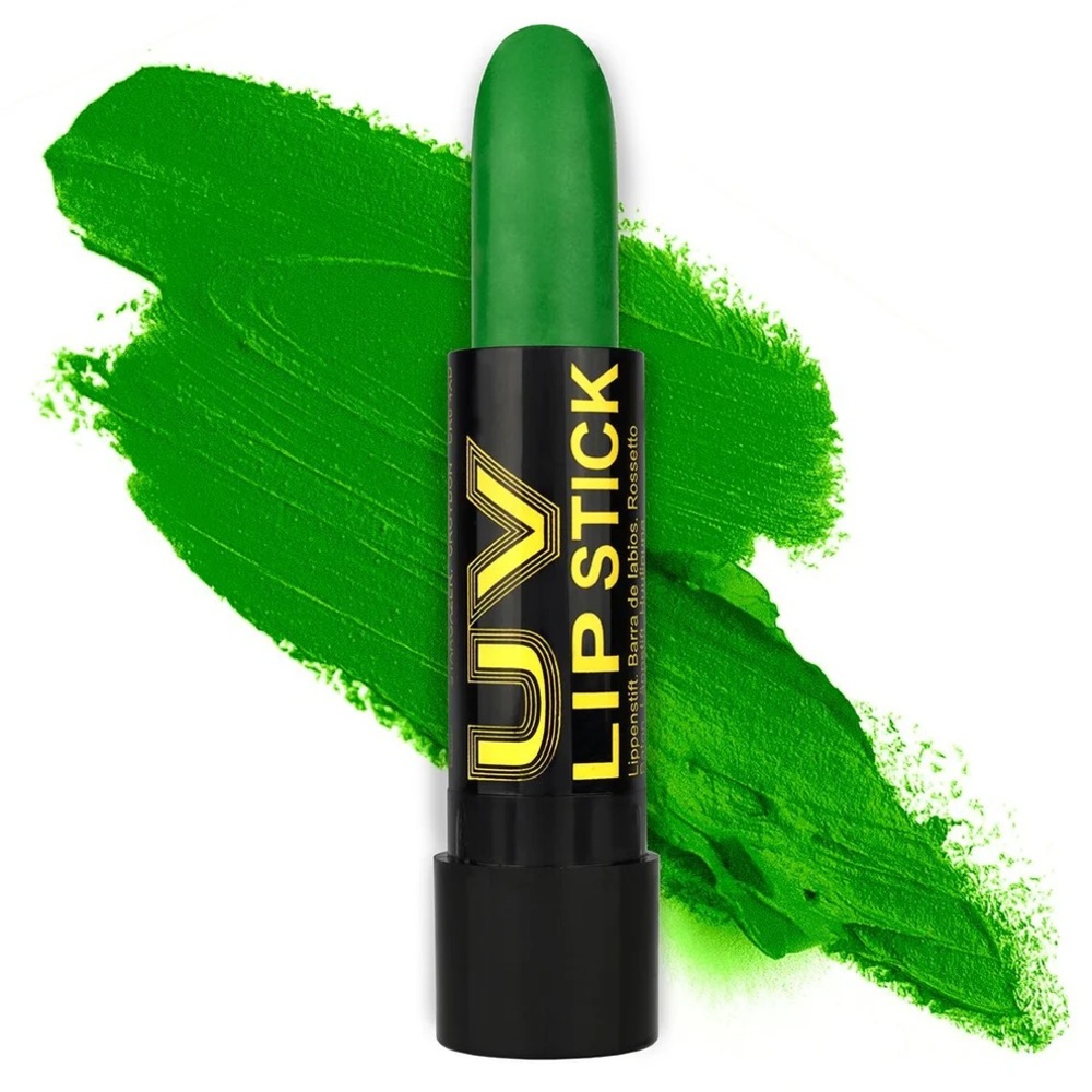Green Glow in the Dark UV Vegan Lipstick FACTORY SEALED